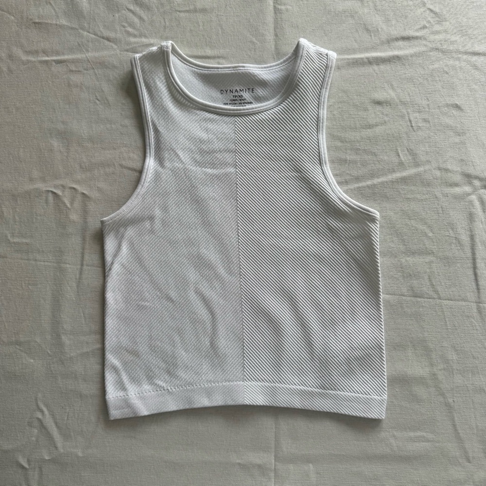 Dynamite white stretch top